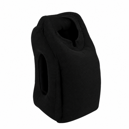 HushBound Travel Pillow – Real Sleep Sitting Up, Inflates in Seconds